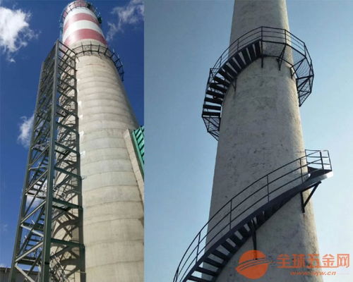 廣東煙囪安裝螺旋鋼梯公司 安全施工，專業(yè)爬梯服務(wù)